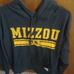 VS Pink Mizzou Grey Pullover